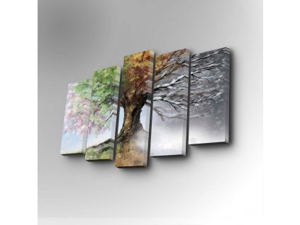 Sada obrazů na plátně ROČNÍ OBDOBÍ 82 cm