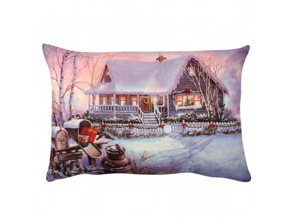 Dekorační polštářek CHALUPA 33 cm bavlna/polyester