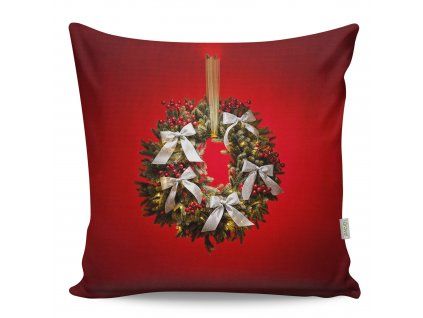 Dekorační polštářek VĚNEC 43 cm bavlna/polyester