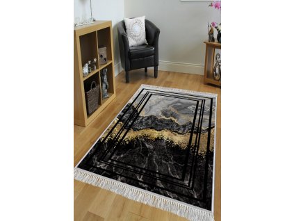 Koberec 180 x 280 ROAD černá