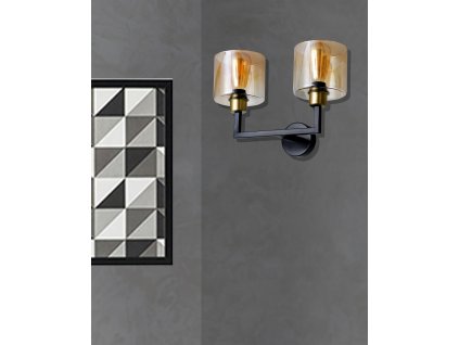 Nástěnné osvětlení NAPOLI 2 zlatá