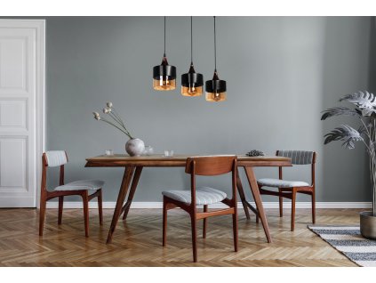 Lustr SAHRA 3 černá