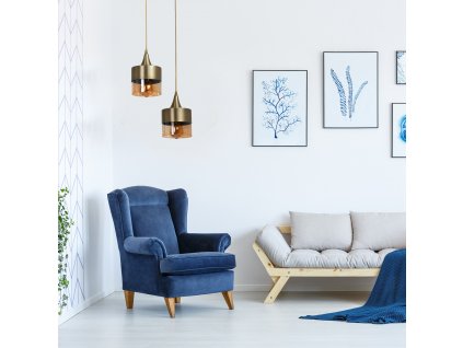 Lustr SAHRA 2 zlatá