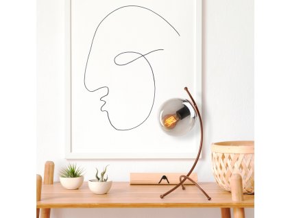 Stolní lampa YAY měděná