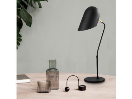 Stolní lampa KESIK černá zlatá
