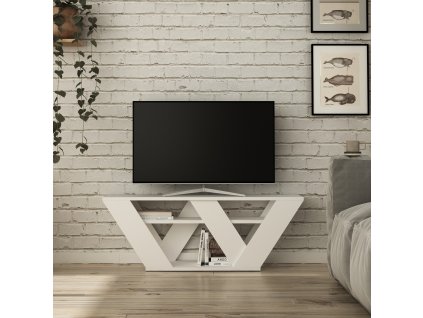 Televizní stolek PIPRALLA bílý