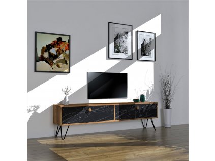 Televizní stolek SIDE černá