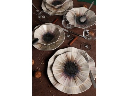 Porcelánová jídelní souprava 24 ks POPPY