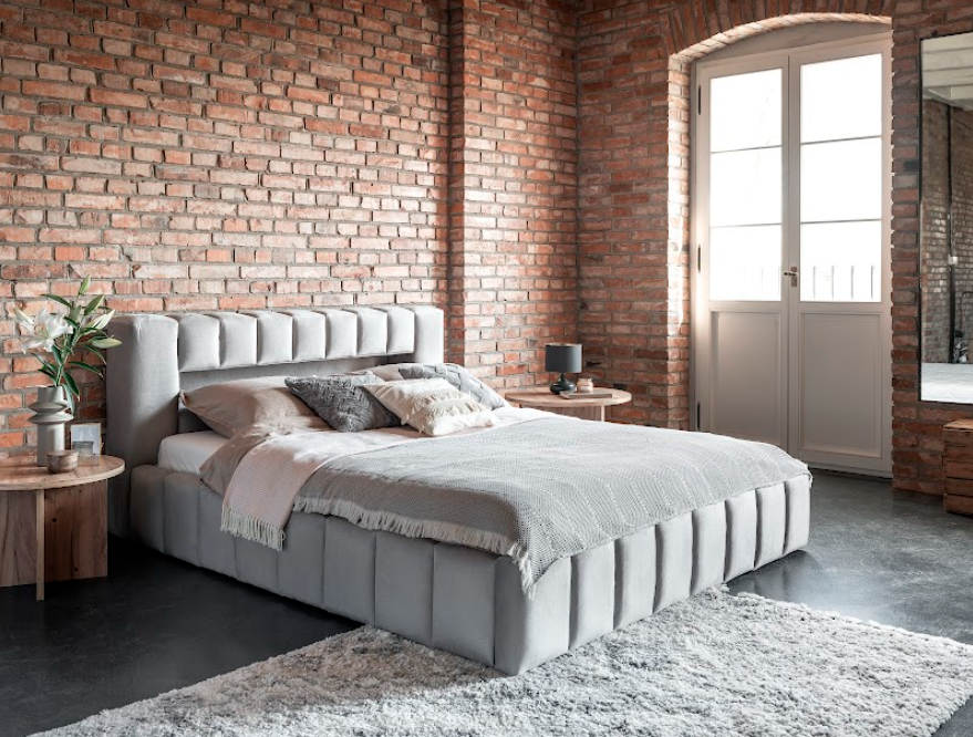 Čalouněná postel LAMICA 180 cm kovový rošt Monolith 84