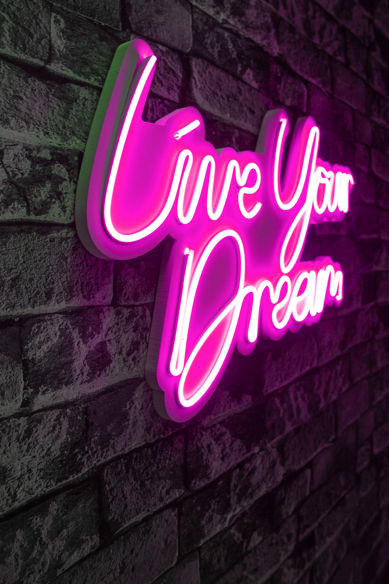 Dekorativní LED osvětlení LIVE YOUR DREAM růžová