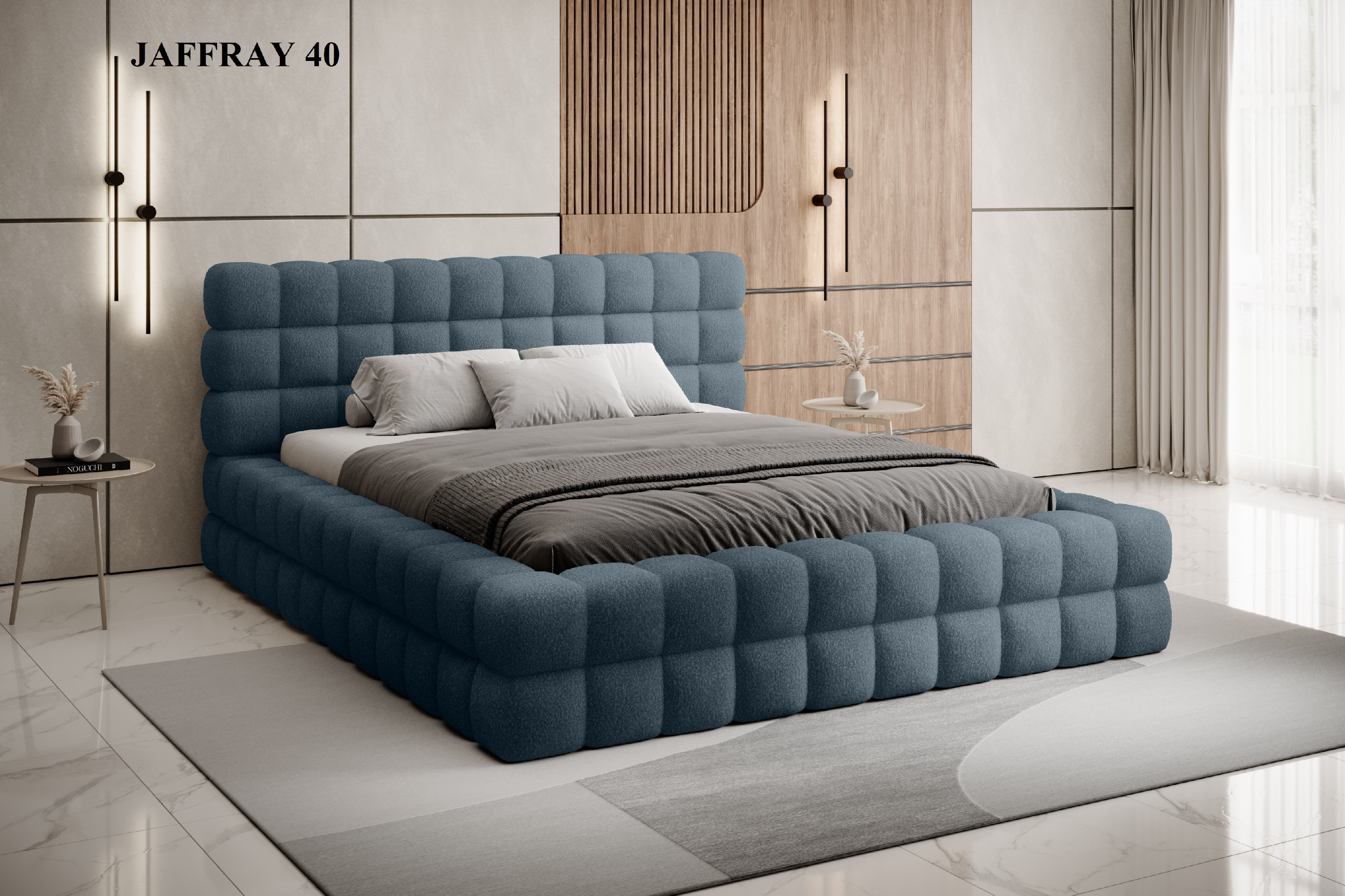 Čalouněná postel DIZZLE 160x200 cm Jaffray 40