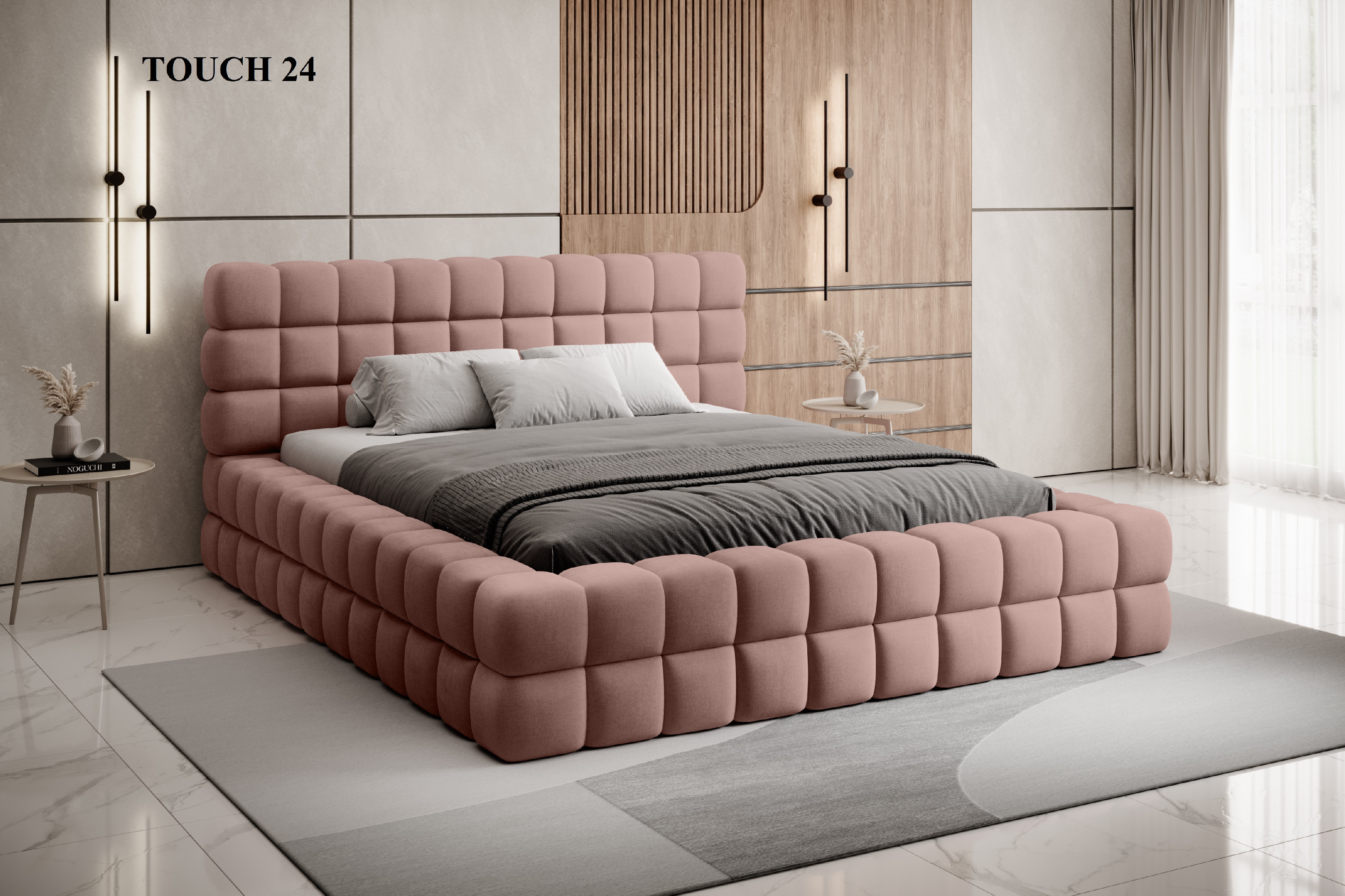 Čalouněná postel DIZZLE 160x200 cm Touch 24