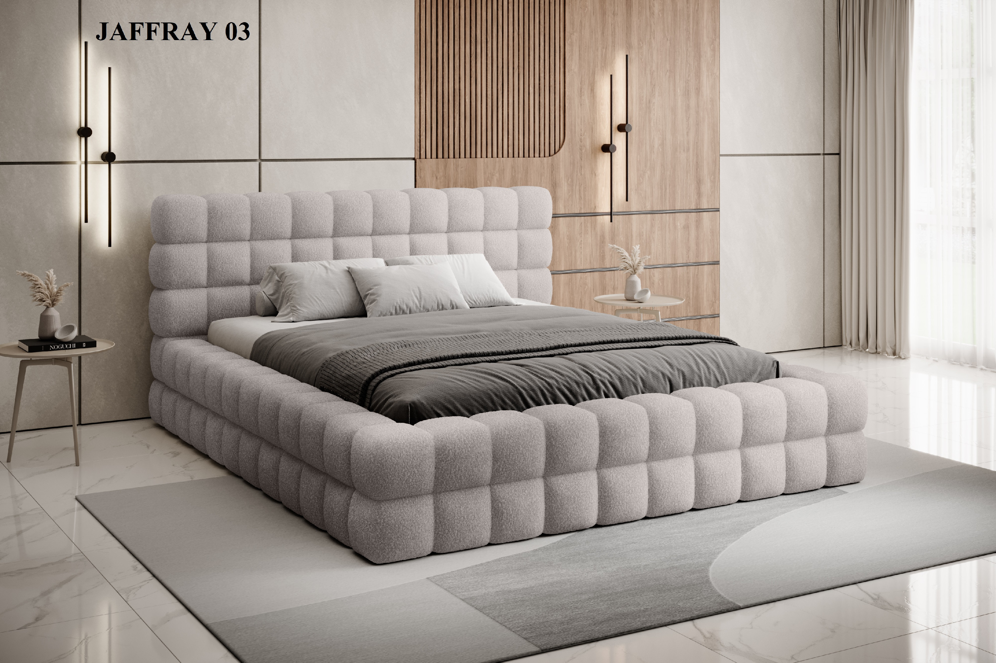 Čalouněná postel DIZZLE 160x200 cm Jaffray 03
