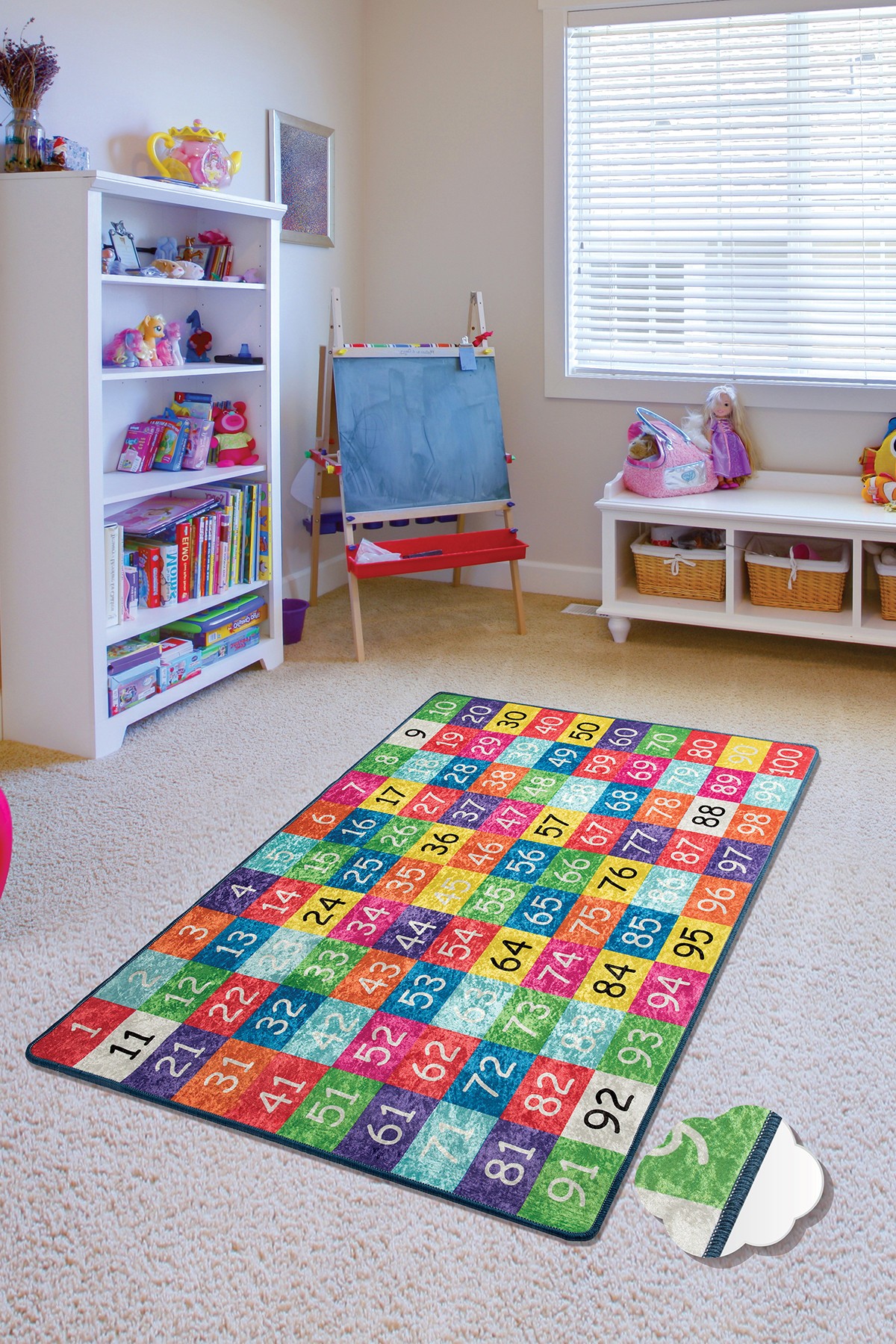 Dětský koberec(100 x 160 cm) NUMBERS barevný