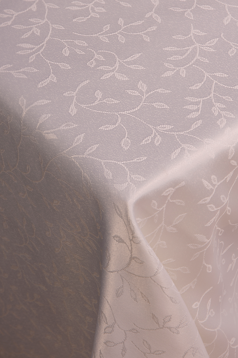 Levně Béžový ubrus FRIDO se vzorem, 140 x 220 cm