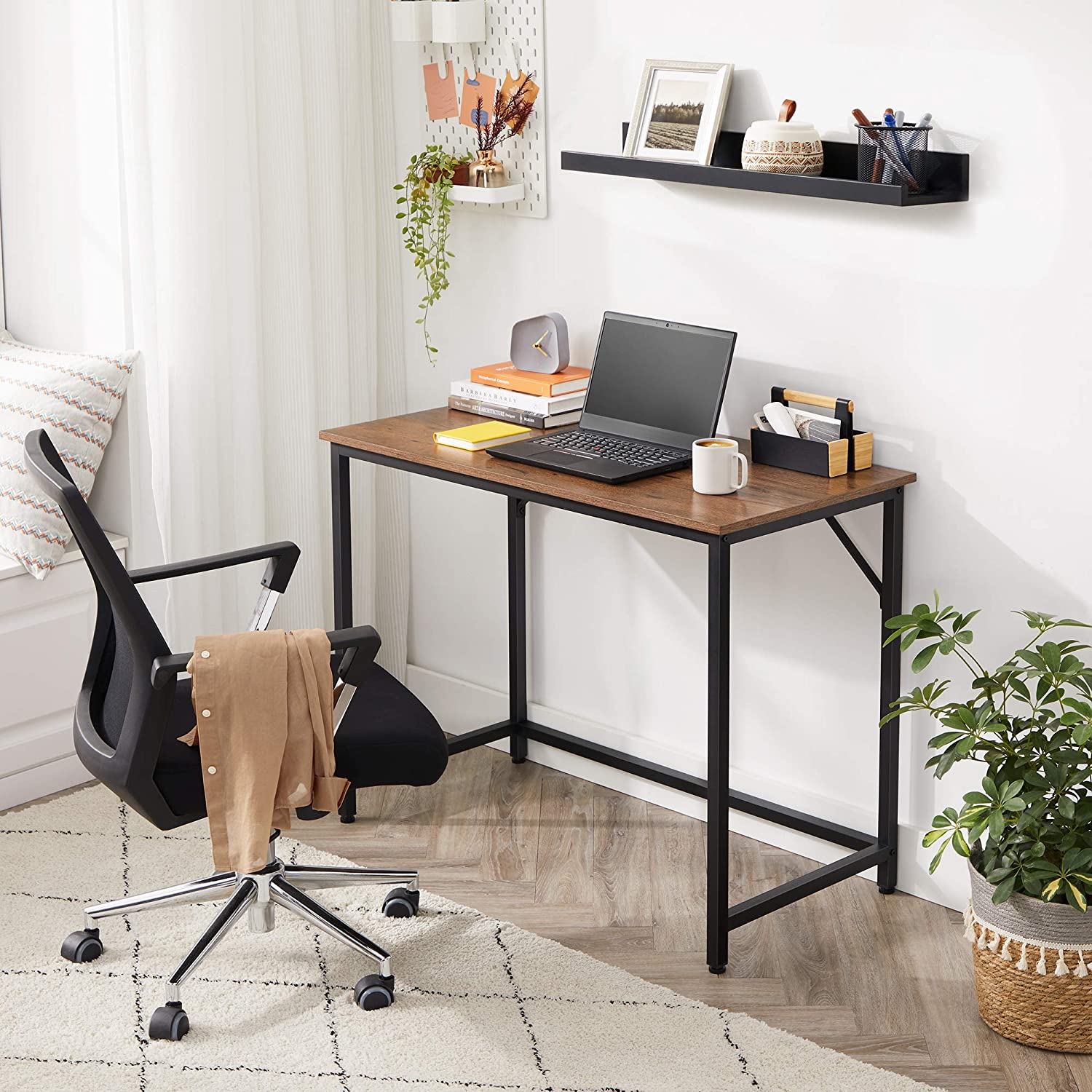 Kancelářský stůl jednoduchý světlé dřevo 100 x 50 x 75 cm