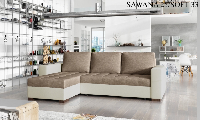 Rohová sedací souprava NEWARK Sawana 25/Soft 033