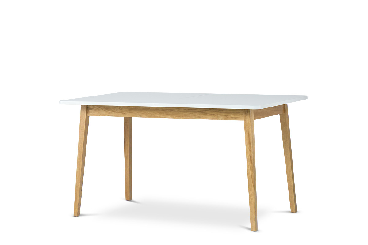 Jídelní stůl Frisk bílý rozkládací 140 - 180 cm