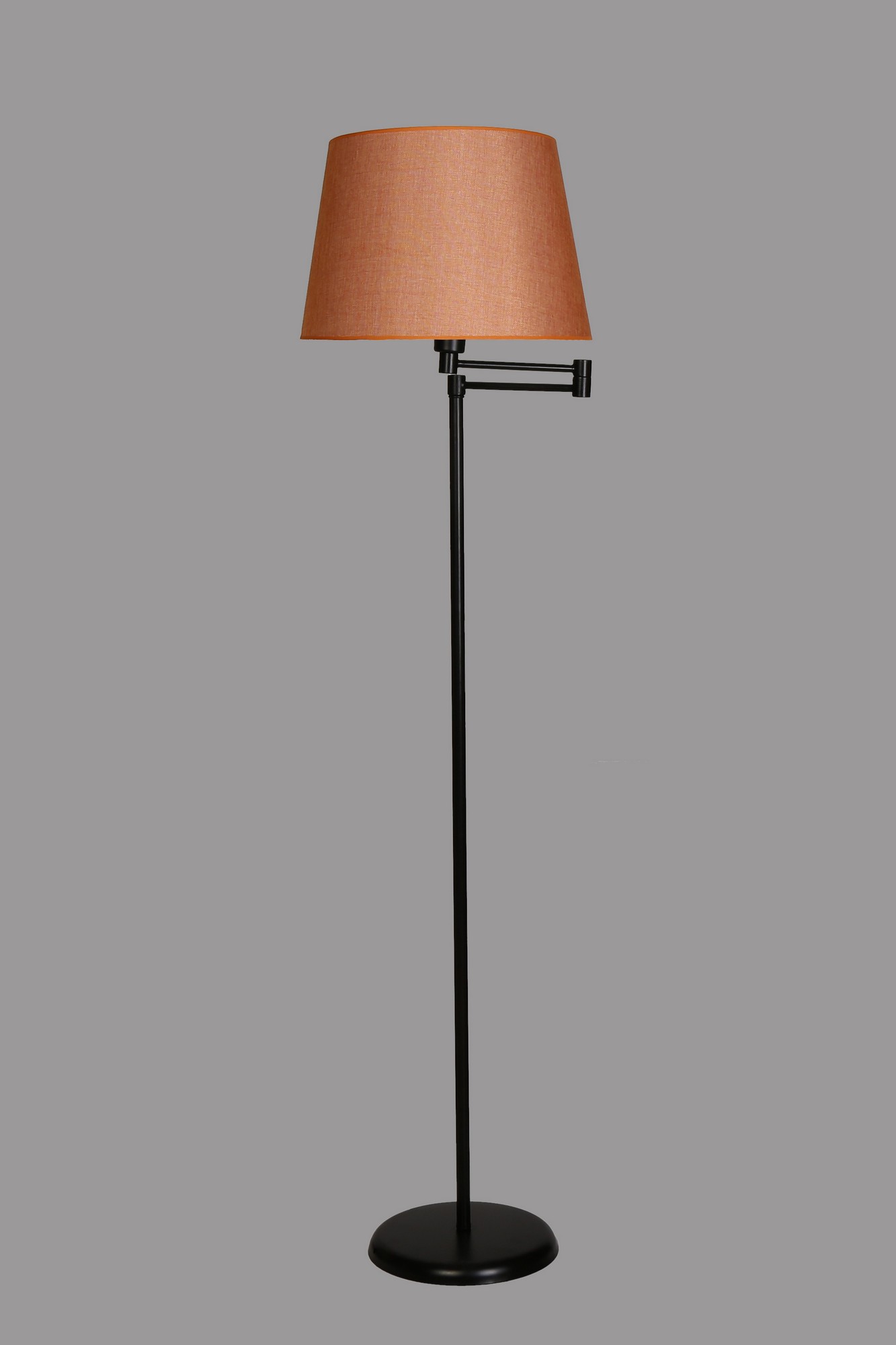 Stojací lampa ALMINA černá oranžová