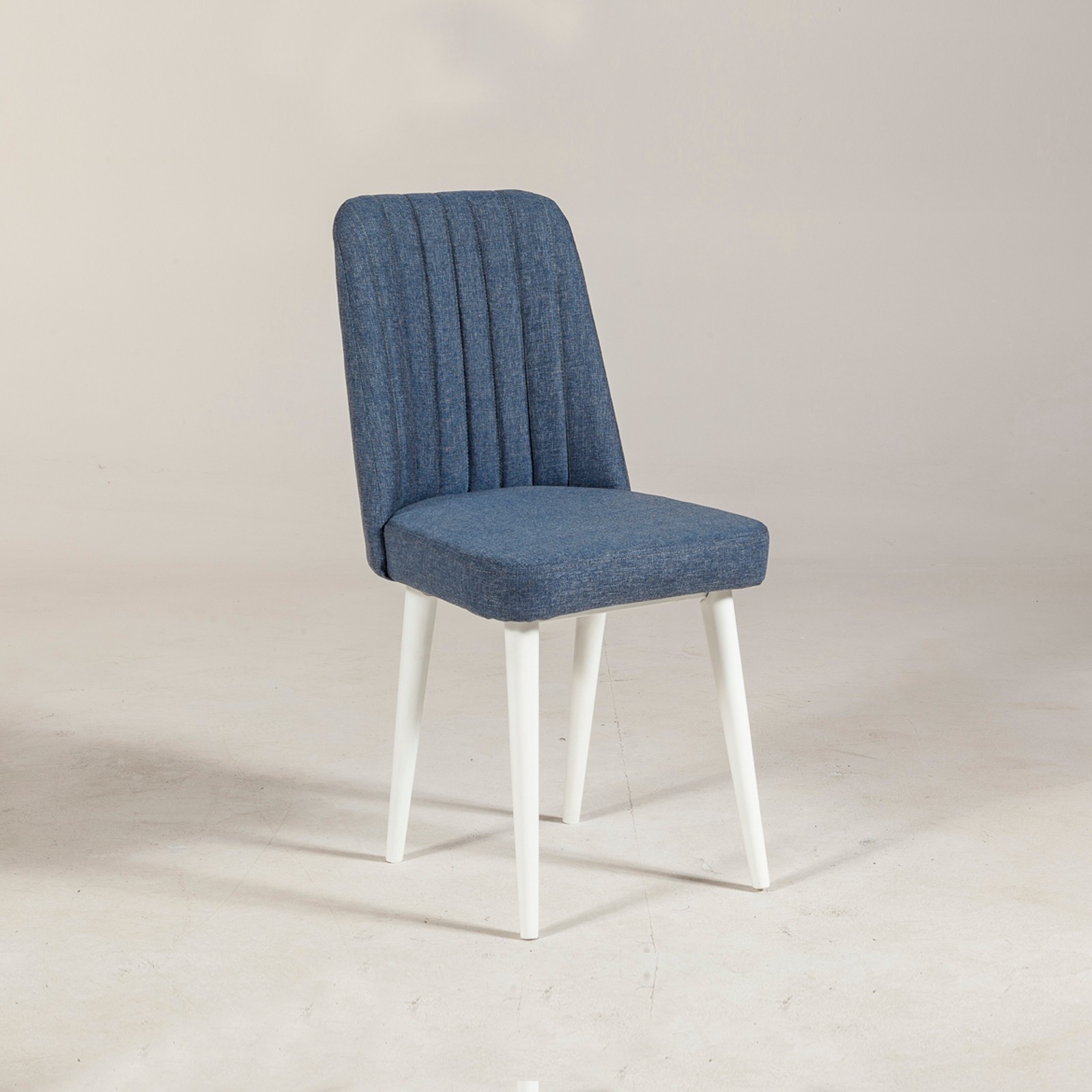 Levně Jídelní židle VINA bílá modrá