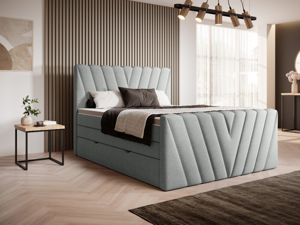 Čalouněná postel CANDICE Boxsprings 180 x 200 cm Barva: Vero 04