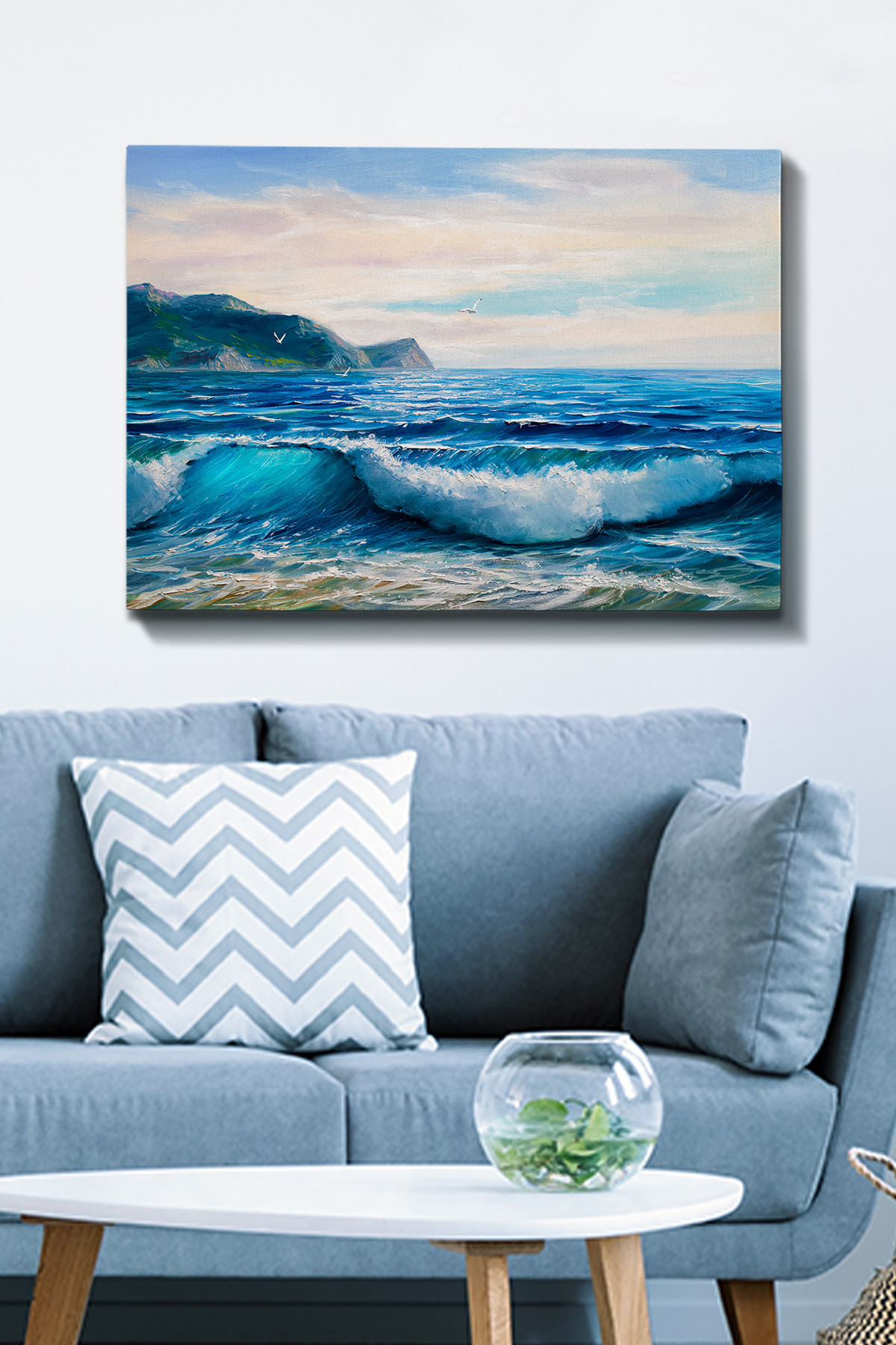 Levně Nástěnný obraz BEACH plátno 70 x 100 cm