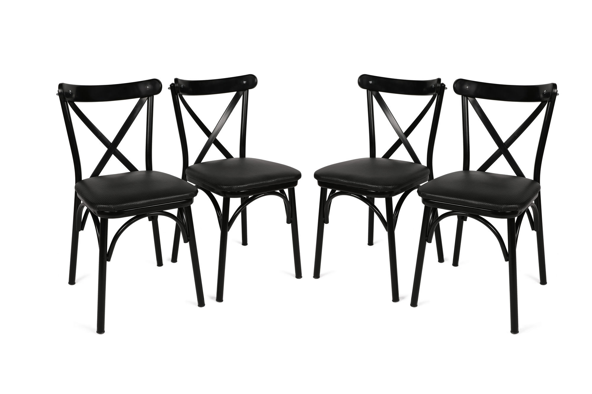 Set židlí EKOL černý