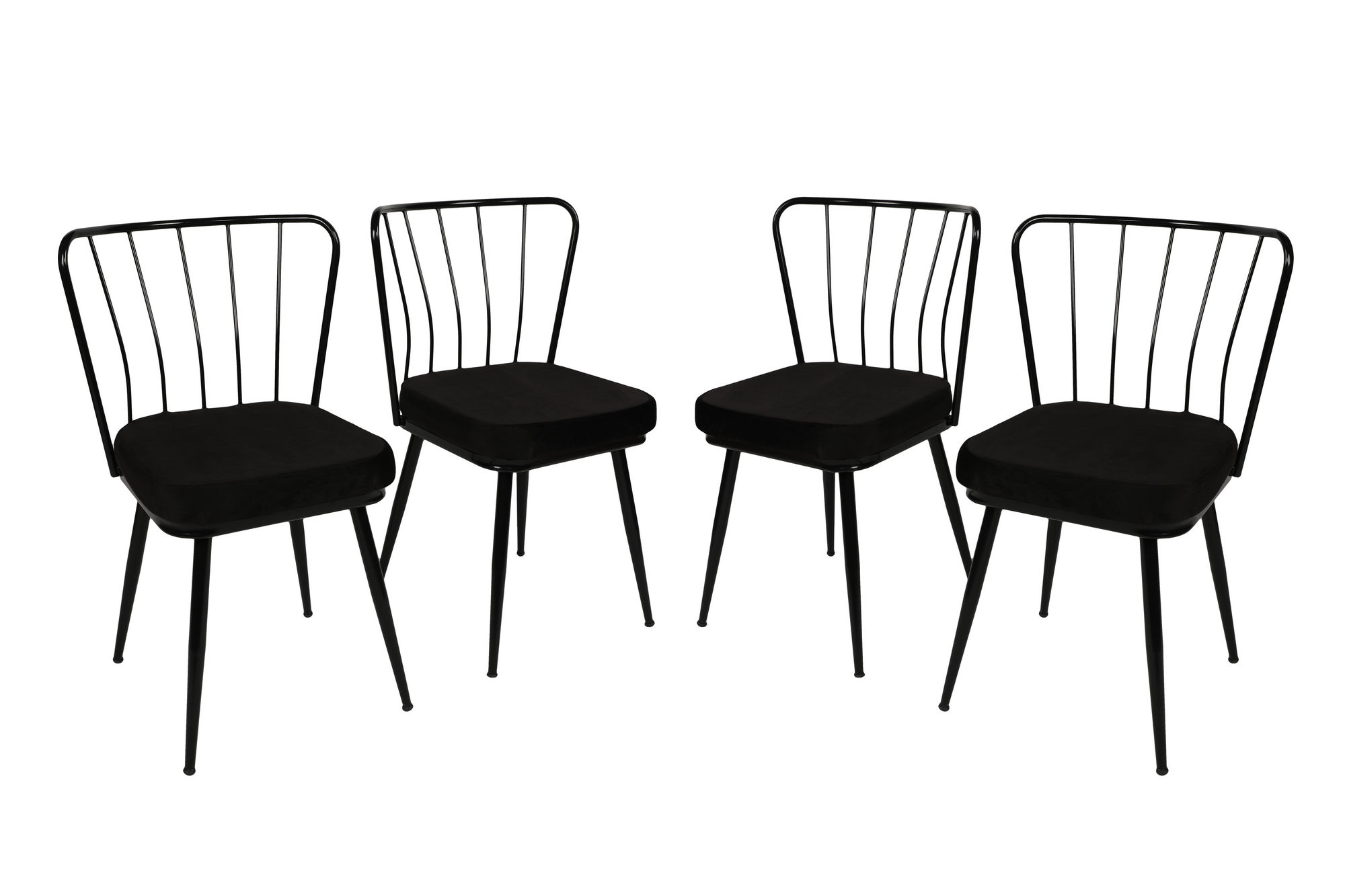 Set židlí YILDIZ černý
