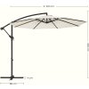 zahradní slunečník bílý 3 m 8