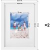 fotorámečky A4 2 ks bílé 7