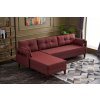 Rohová sedací souprava COMFORT L červená