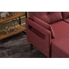 Rohová sedací souprava COMFORT L červená