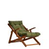Lehátko dřevěné REPOSE zelené