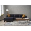 Rohová sedací souprava KALE LINEN antracit