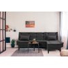 Rohová sedací souprava rozkládací SANTO antracit