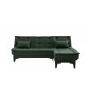 Rohová sedací souprava rozkládací SANTO zelená