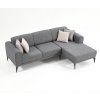 Rohová sedací souprava CINAR šedá