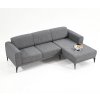 Rohová sedací souprava CINAR šedá