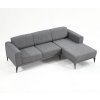 Rohová sedací souprava CINAR šedá