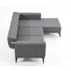 Rohová sedací souprava CINAR šedá
