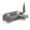 Rohová sedací souprava CINAR šedá