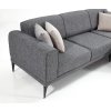 Rohová sedací souprava CINAR šedá