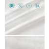 Polštář bílý 80 x 80 cm 1500g 2 ks SONGMICS 9