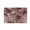 Koberec (120 x 180) WALL PAPER růžový s květinami