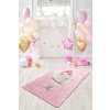 Dětský koberec (140 x 190) PRETTY růžový – krásná dívka
