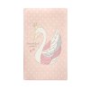 Dětský koberec (140 x 190) SWAN růžový s labutí