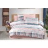 Povlečení na dvoulůžko TERRA růžové, bílé, a modré