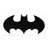 Nástěnná dekorace s LED podsvícením logo batman černá deska s zeleným podsvícením na zeď, na stěnu