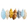 Nástěnná dekorace kovová HORNBEAM barevné listí