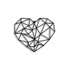 Nástěnná dekorace kovová KALP geometrické srdce